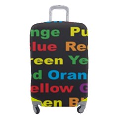 Red Yellow Blue Green Purple Luggage Cover (small) by Sarkoni