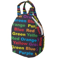 Red Yellow Blue Green Purple Travel Backpack by Sarkoni