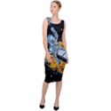 Astronaut Planet Space Science Sleeveless Pencil Dress View3