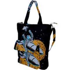 Astronaut Planet Space Science Shoulder Tote Bag by Sarkoni