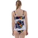 Rocket Space Clipart Illustrator Twist Front Tankini Set View2