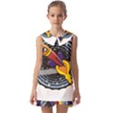 Rocket Space Clipart Illustrator Kids  Pilgrim Collar Ruffle Hem Dress View1