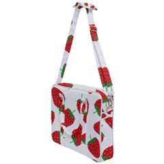 Seamless Pattern Fresh Strawberry Cross Body Office Bag by Sarkoni