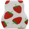 Seamless Pattern Fresh Strawberry Car Seat Velour Cushion  View1