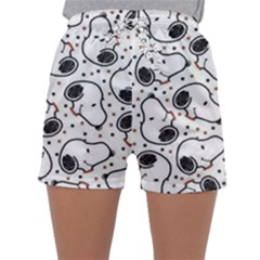 Dog Pattern Sleepwear Shorts by Sarkoni