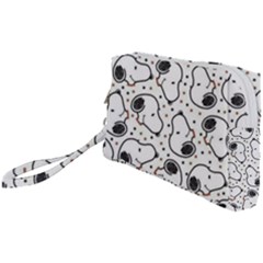 Dog Pattern Wristlet Pouch Bag (small) by Sarkoni