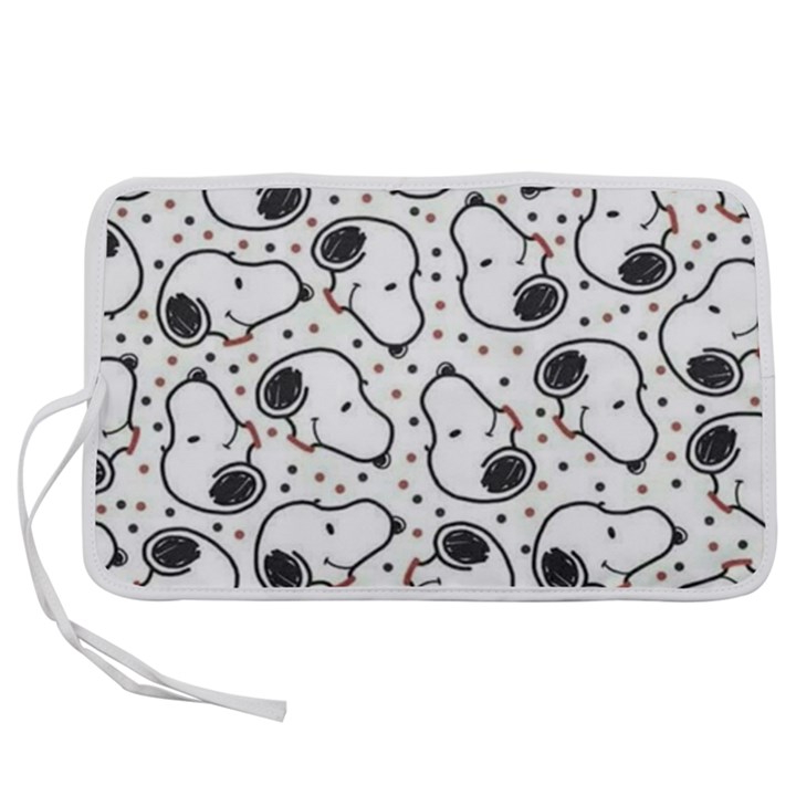 Dog Pattern Pen Storage Case (S)