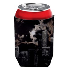 City Night Moon Skyline Skyscraper Can Holder by Grandong