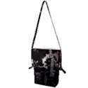 City Night Moon Skyline Skyscraper Folding Shoulder Bag View1