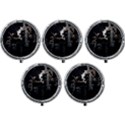 City Night Moon Skyline Skyscraper Mini Round Pill Box (Pack of 5) View1