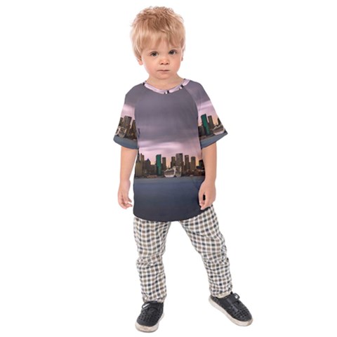 Sydney Australia Travel Oceania Kids  Raglan T-shirt by Grandong