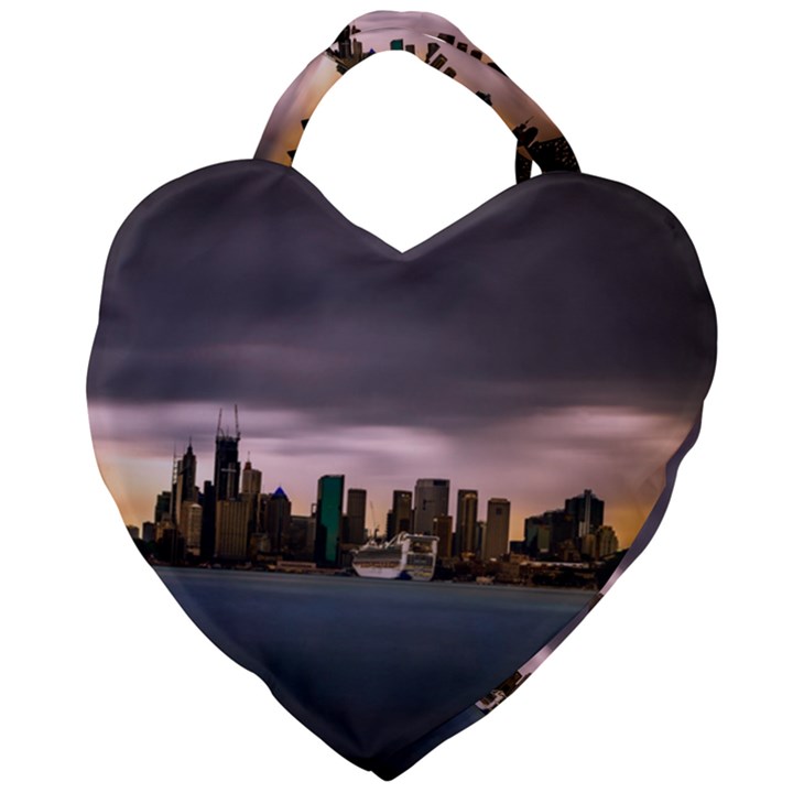 Sydney Australia Travel Oceania Giant Heart Shaped Tote