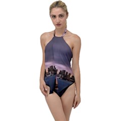 Sydney Australia Travel Oceania Go With The Flow One Piece Swimsuit by Grandong