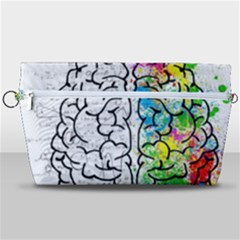 Brain Mind Psychology Idea Drawing Handbag Organizer by Grandong