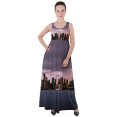 Sydney Australia Travel Oceania Empire Waist Velour Maxi Dress by Grandong