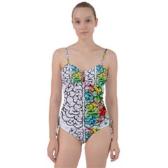 Brain Mind Psychology Idea Drawing Sweetheart Tankini Set by Grandong