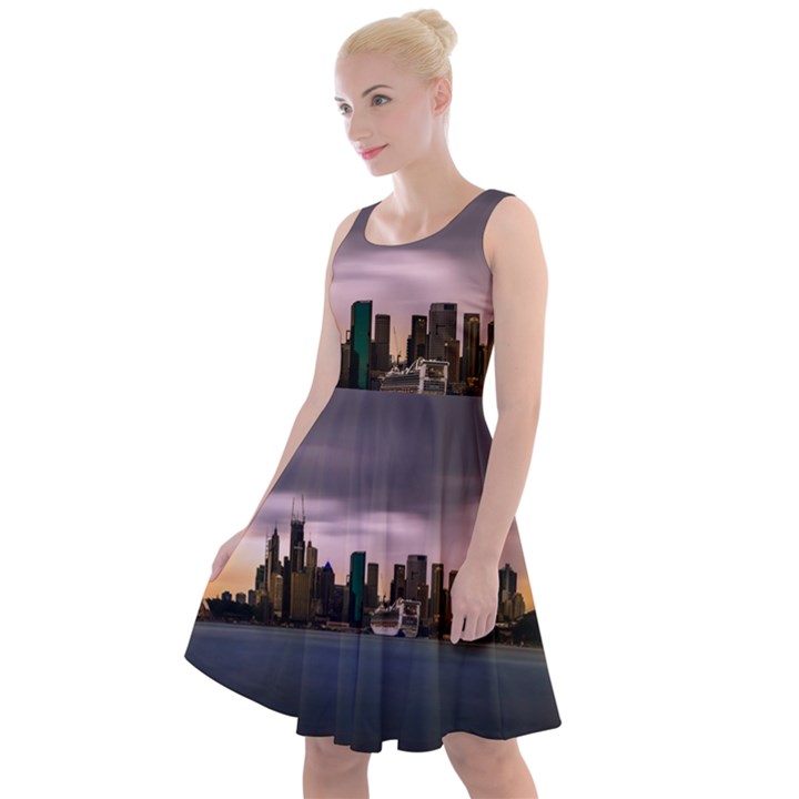 Sydney Australia Travel Oceania Knee Length Skater Dress