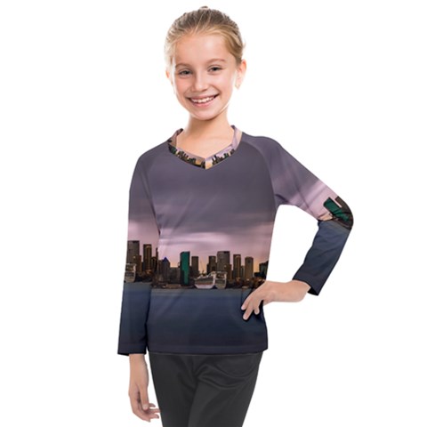 Sydney Australia Travel Oceania Kids  Long Mesh T-shirt by Grandong