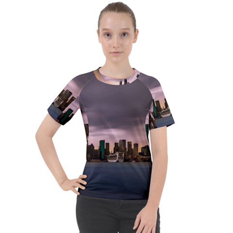 Sydney Australia Travel Oceania Women s Sport Raglan T-shirt by Grandong