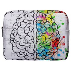 Brain Mind Psychology Idea Drawing Make Up Pouch (large)