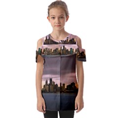 Sydney Australia Travel Oceania Fold Over Open Sleeve Top by Grandong