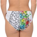 Brain Mind Psychology Idea Drawing Double Strap Halter Bikini Bottoms View2