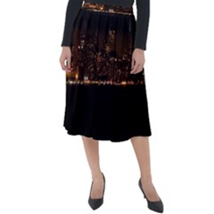 San Fransisco Usa California Water Classic Velour Midi Skirt  by Grandong