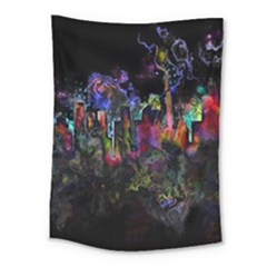 Grunge Paint Splatter Splash Ink Medium Tapestry by Grandong