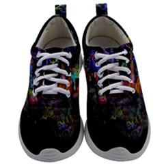 Grunge Paint Splatter Splash Ink Mens Athletic Shoes by Grandong