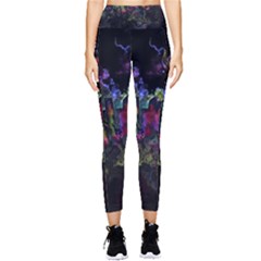 Grunge Paint Splatter Splash Ink Pocket Leggings 