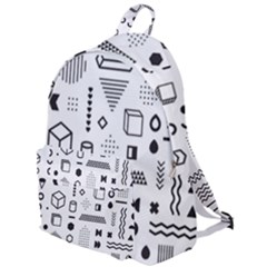 Pattern Hipster Abstract Form Geometric Line Variety Shapes Polkadots Fashion Style Seamless The Plain Backpack by Grandong