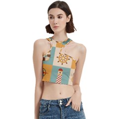 Nautical Elements Collection Cut Out Top by Grandong