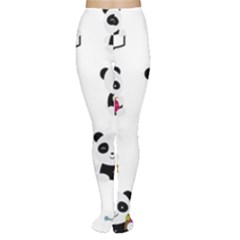 Playing Pandas Cartoons Tights by Apen