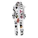 Playing Pandas Cartoons Hooded Jumpsuit (Kids) View1