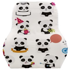 Playing Pandas Cartoons Car Seat Back Cushion  by Apen