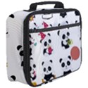 Playing Pandas Cartoons Full Print Lunch Bag View3