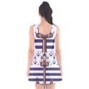 Anchor Background Design Scoop Neck Skater Dress View2