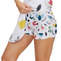 Vector Set Isolates With Cute Birds Scandinavian Style Women s Skort View2