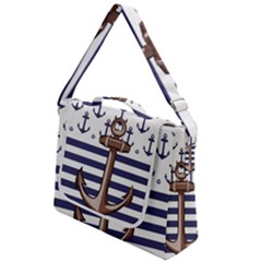 Anchor Background Design Box Up Messenger Bag by Apen