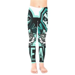 Gamer Illustration Gamer Video Game Logo Kids  Leggings by Sarkoni