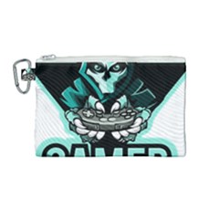 Gamer Illustration Gamer Video Game Logo Canvas Cosmetic Bag (medium) by Sarkoni