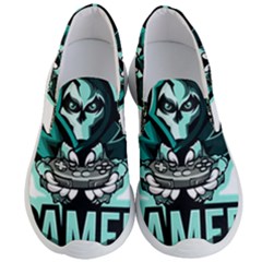 Gamer Illustration Gamer Video Game Logo Men s Lightweight Slip Ons by Sarkoni