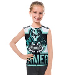 Gamer Illustration Gamer Video Game Logo Kids  Mesh Tank Top by Sarkoni