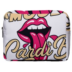 Music Hip Hop Text Black White 3d Make Up Pouch (large) by Sarkoni