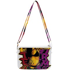 Xtreme Skateboard Graffiti Double Gusset Crossbody Bag by Sarkoni