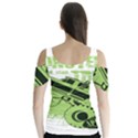 Monster Truck Illustration Green Car Butterfly Sleeve Cutout T-Shirt  View2