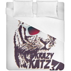 Krazy Katz 3d Tiger Roar Animal Duvet Cover (california King Size) by Sarkoni