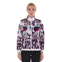 Krazy Katz 3d Tiger Roar Animal Women s Bomber Jacket by Sarkoni