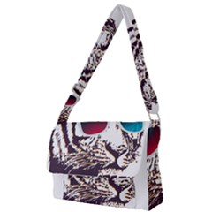 Krazy Katz 3d Tiger Roar Animal Full Print Messenger Bag (s) by Sarkoni