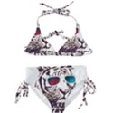 Krazy Katz 3d Tiger Roar Animal Kids  Classic Bikini Set View1